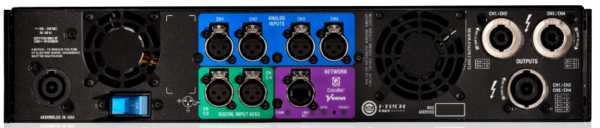 4X3500HDS 4CH POWER AMPLIFIER  4000W @ 4OHM, SPEAKON OUTPUT